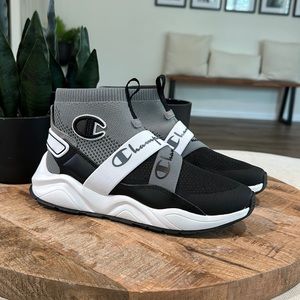 Champion Black Grey White Women’s 8.5